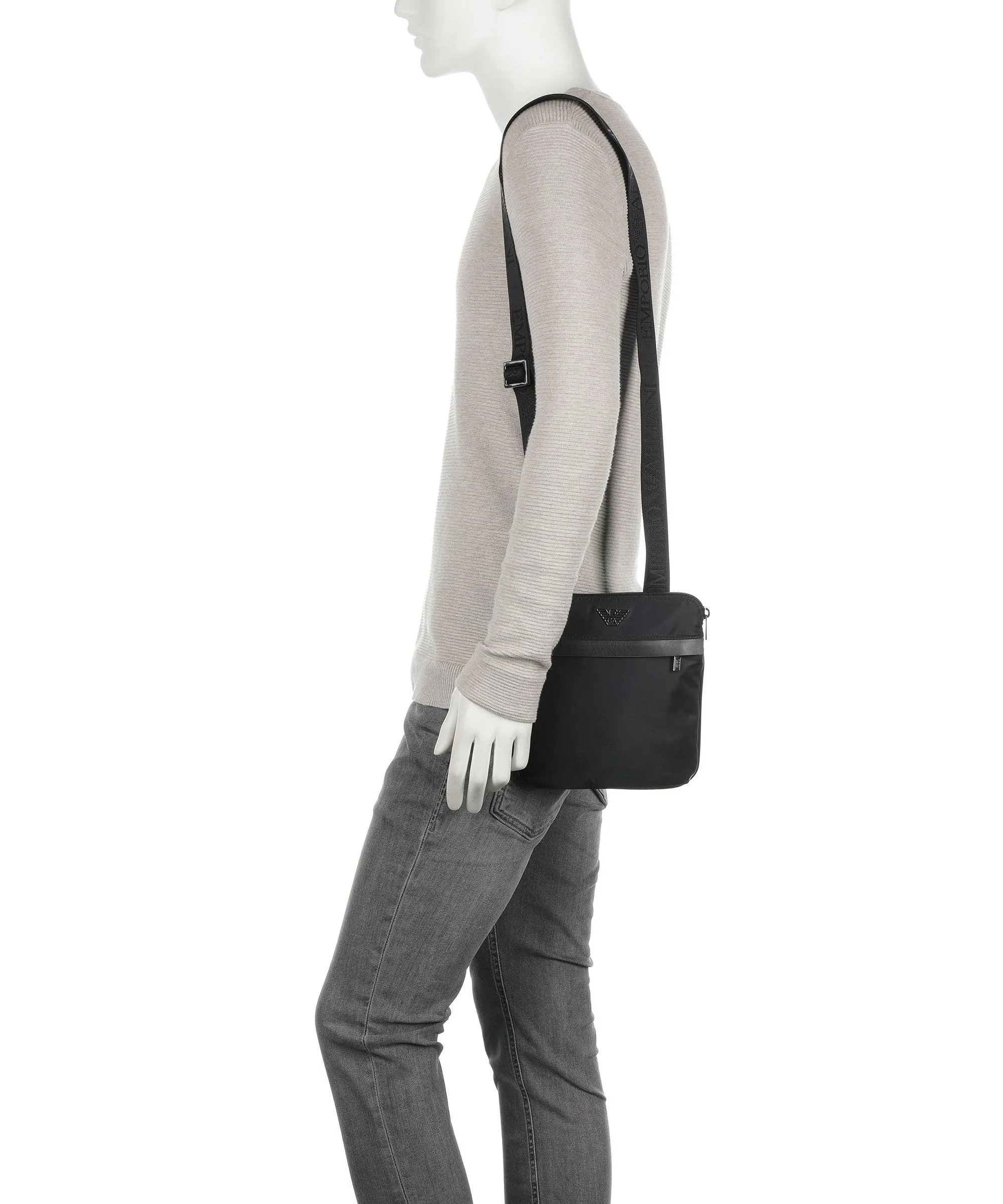  Emporio Armani Borsa a tracolla poliammide nero  