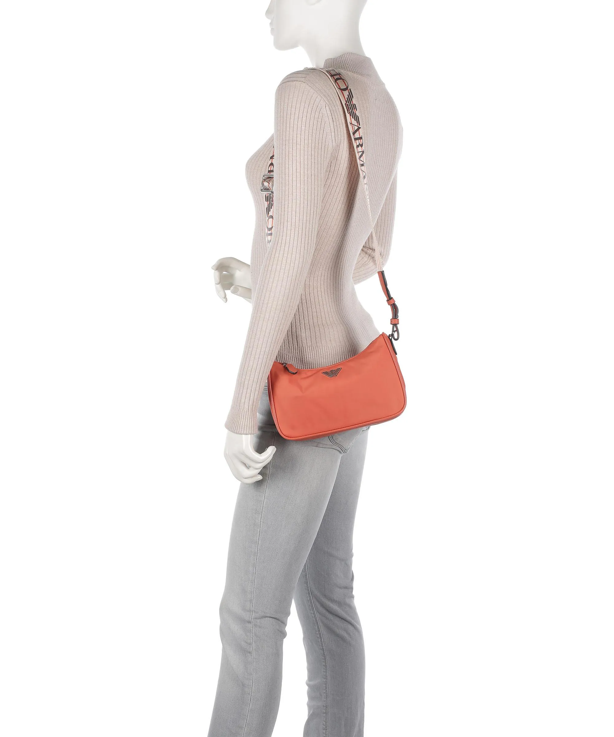 Emporio Armani Lilly Borsa a tracolla poliammide terracotta  