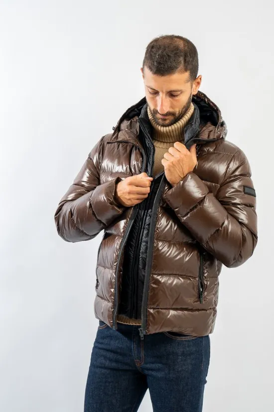 FAY DB FRONT FEATHER HOOD NAM32490620RZV S800