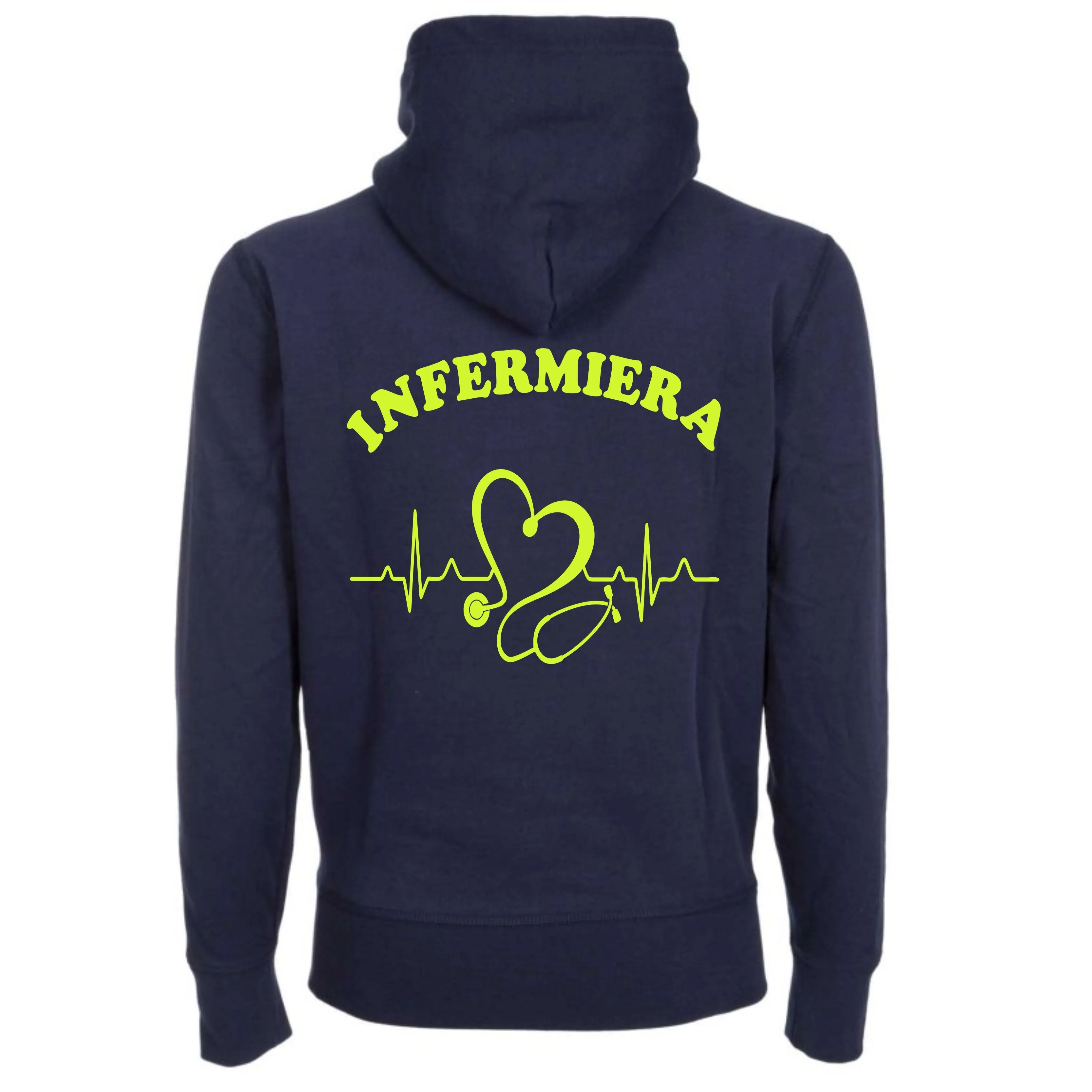 Felpa con CAPPUCCIO INFERMIERA  DONNA Full Zip