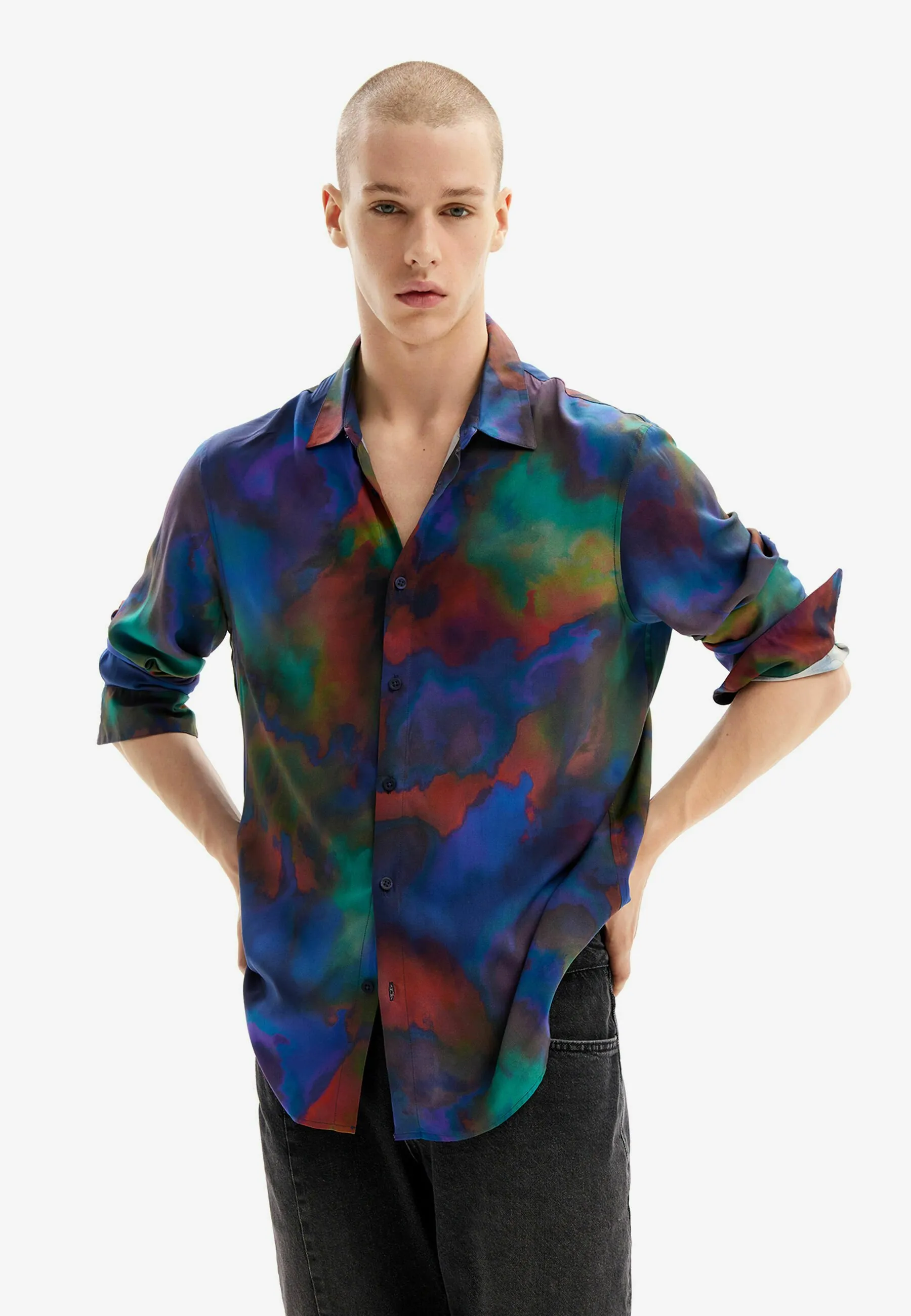 FLOWING WATERCOLOUR - Camicia