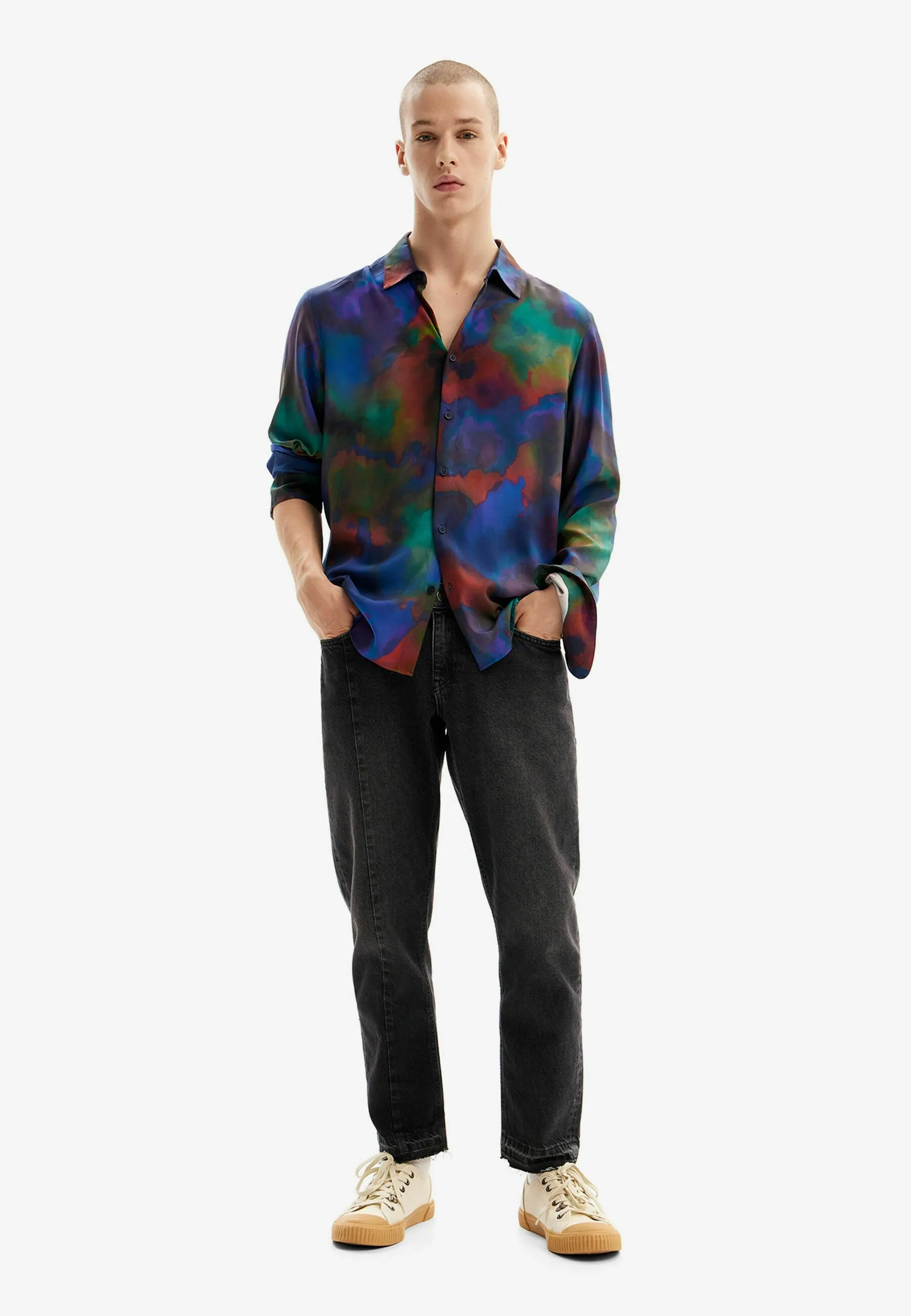 FLOWING WATERCOLOUR - Camicia