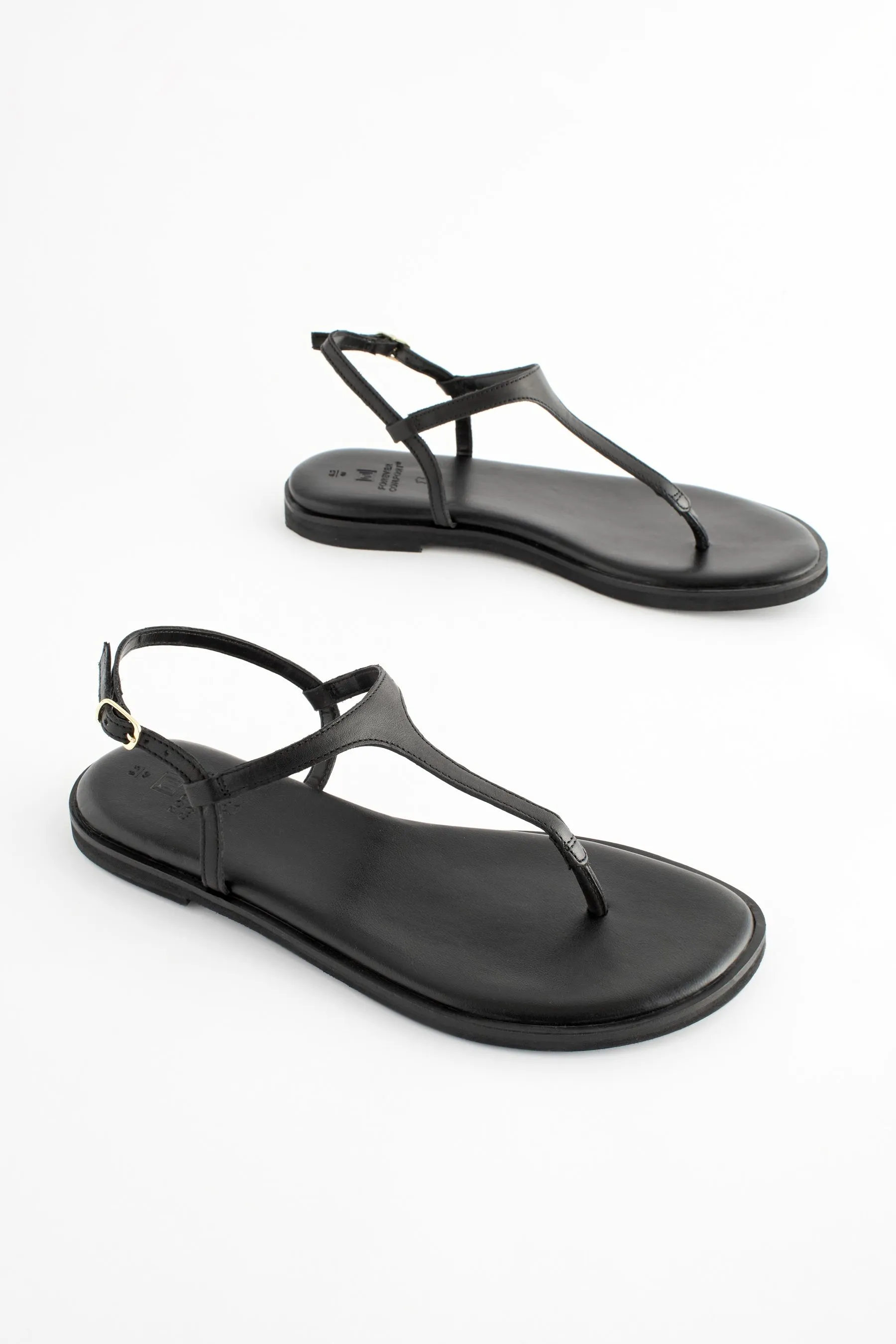 Forever Comfort® - Perizoma infradito in pelle Sandali