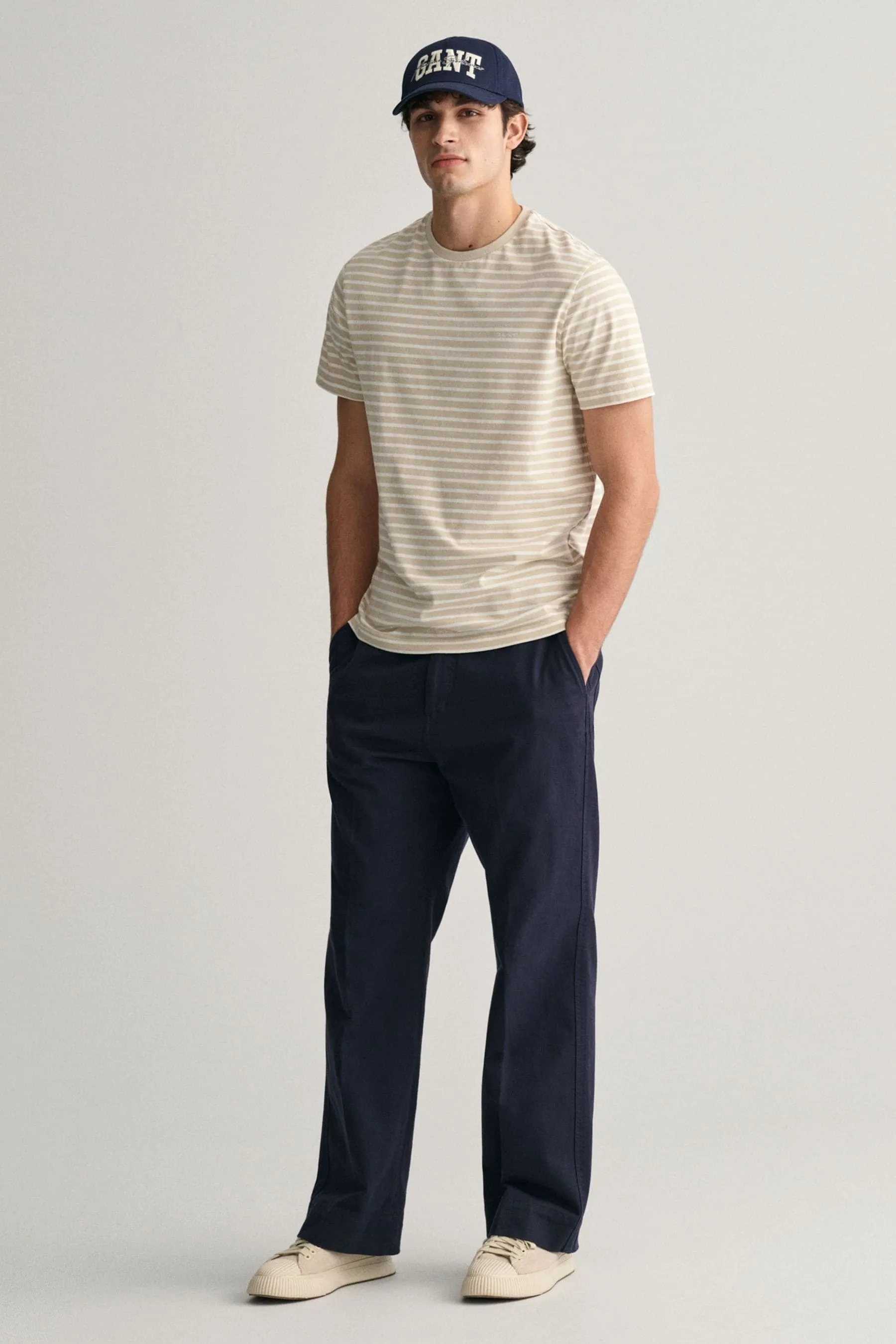 GANT Striped 100% Cotton T-Shirt    