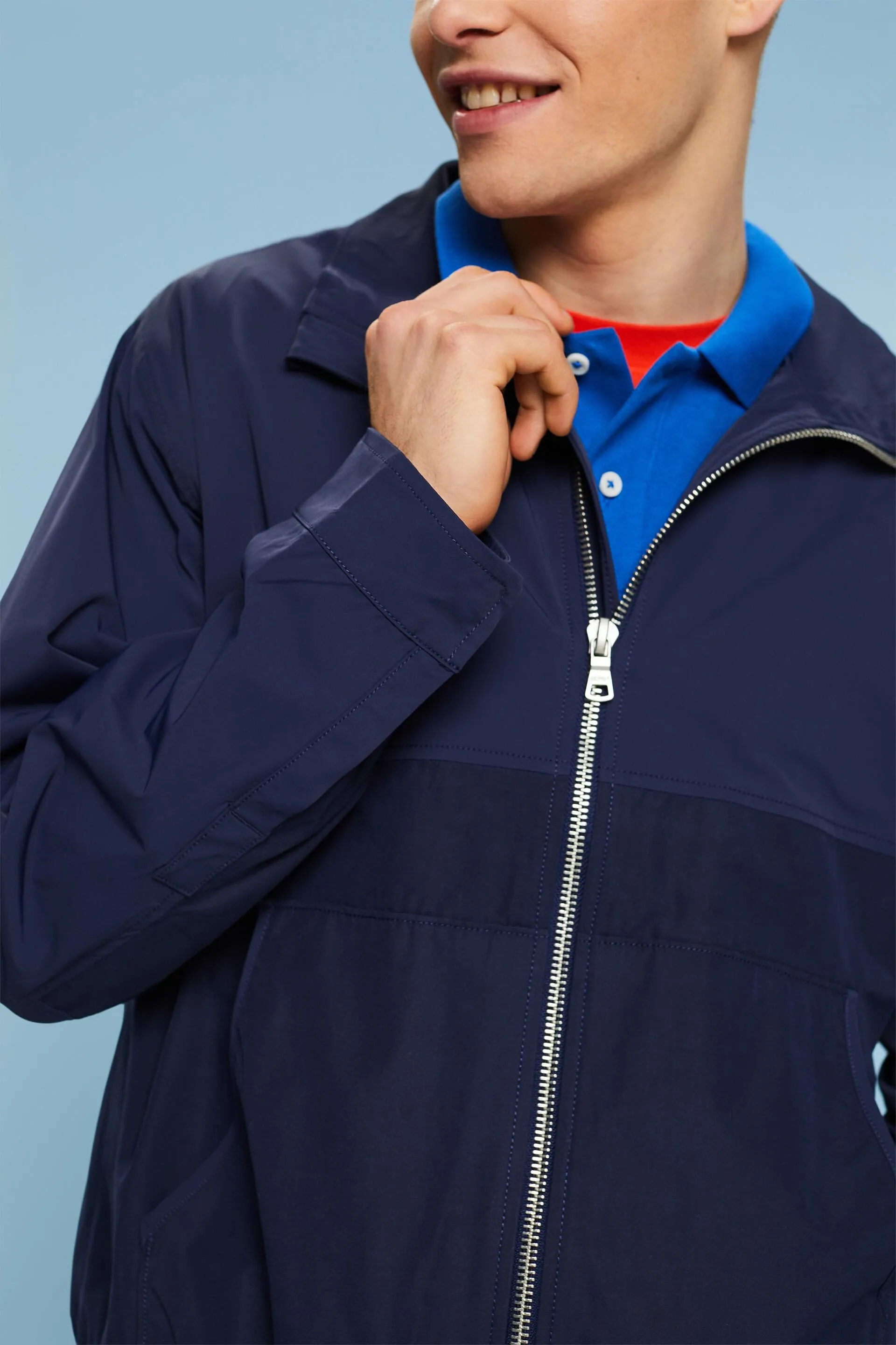 Giacca a vento con zip
