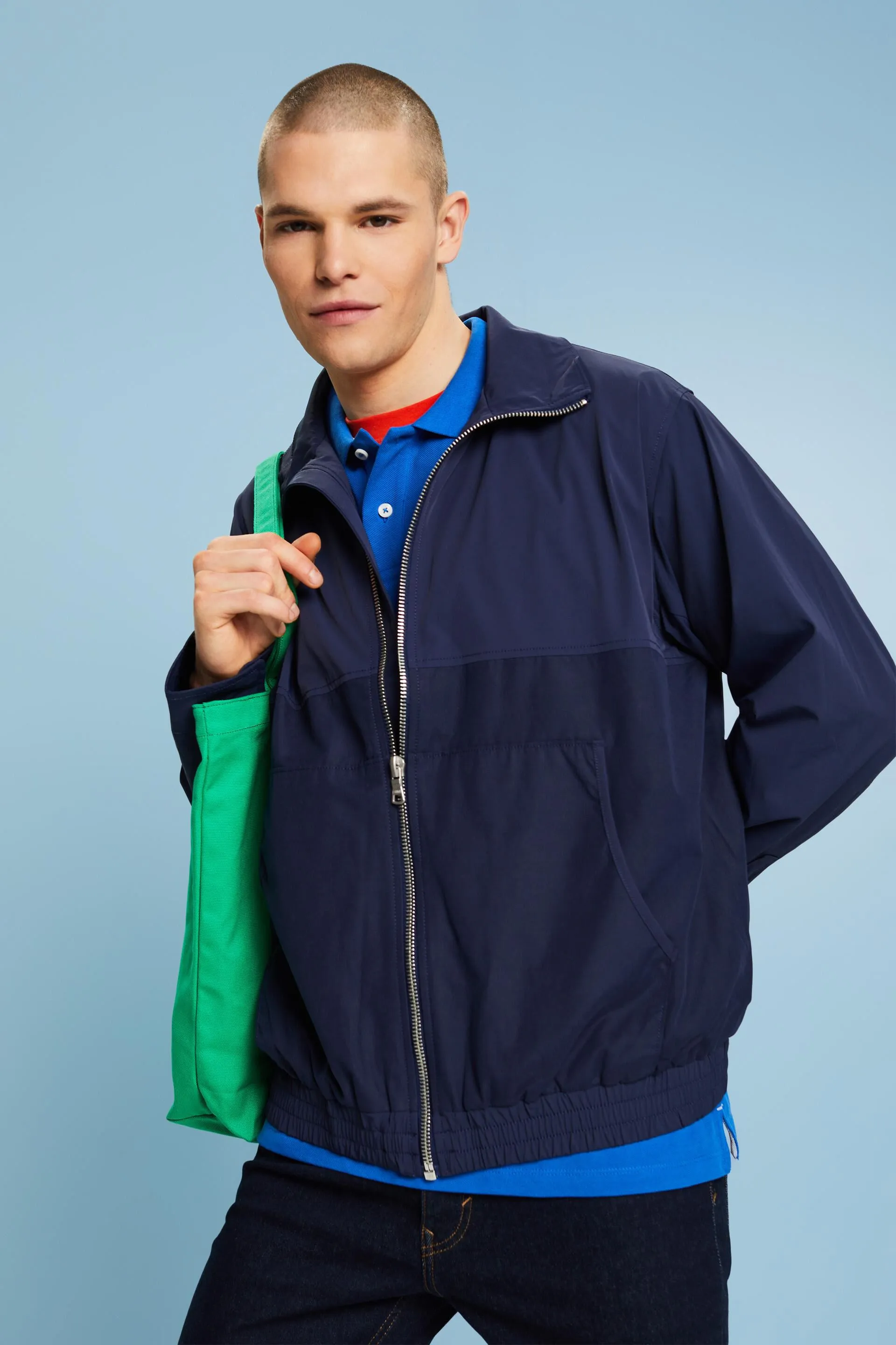 Giacca a vento con zip