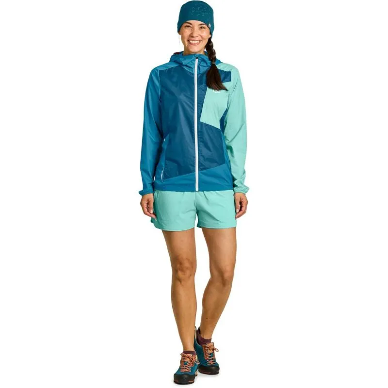 Giacca a vento da donna Ortovox Giacca a vento W (blu petrolio)