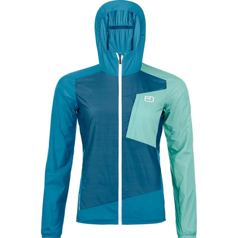 Giacca a vento da donna Ortovox Giacca a vento W (blu petrolio)