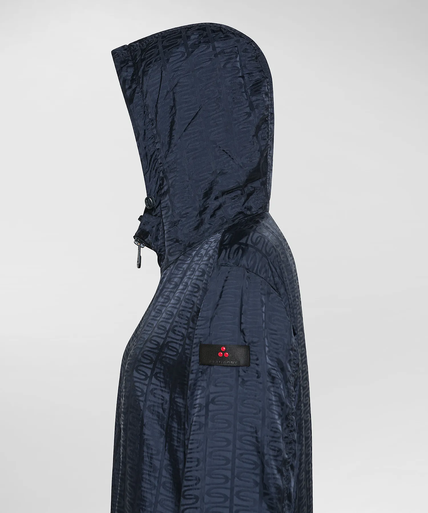 Giacca a vento jacquard