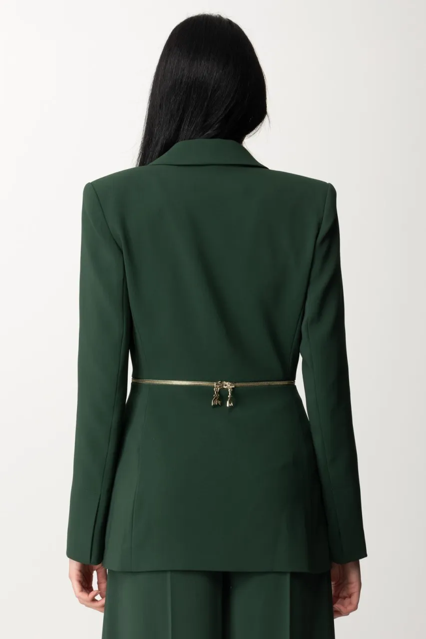 Giacca Blazer regolabile con zip Tuscany Green