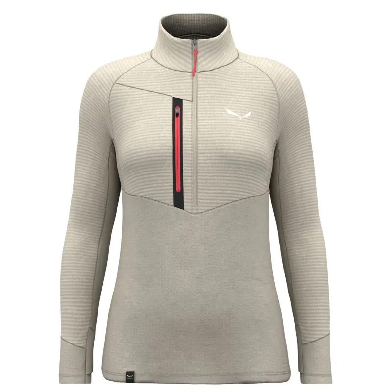 Giacca ibrida in pile Salewa Vajolet Polarlite Responsive (farina d'avena)