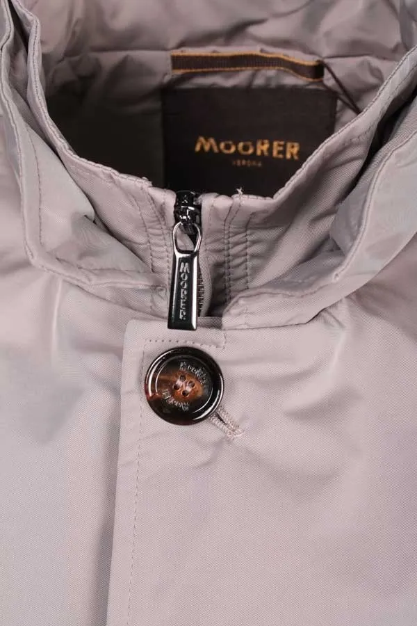 Giacca Impermeabile Uomo Moorer Grigio