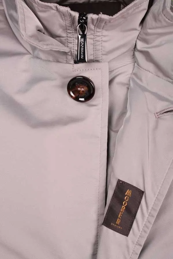 Giacca Impermeabile Uomo Moorer Grigio