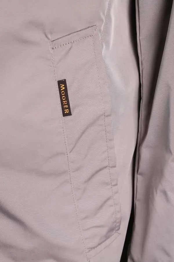 Giacca Impermeabile Uomo Moorer Grigio