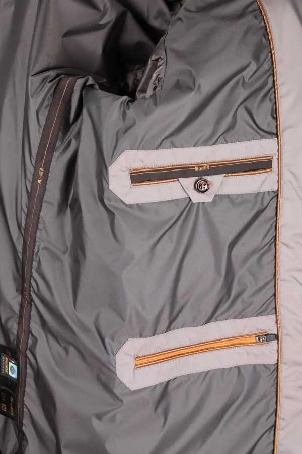 Giacca Impermeabile Uomo Moorer Grigio