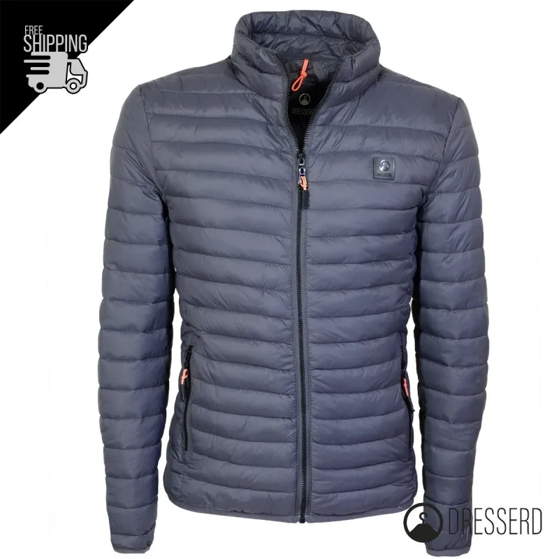 Giubbotto Uomo Dresserd Piumino 100 Grammi Semi Slim Fit Giubbino Senza Cappuccio