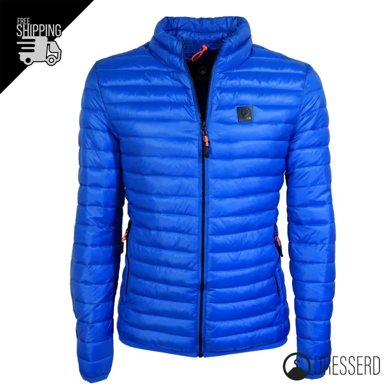 Giubbotto Uomo Dresserd Piumino 100 Grammi Semi Slim Fit Giubbino Senza Cappuccio