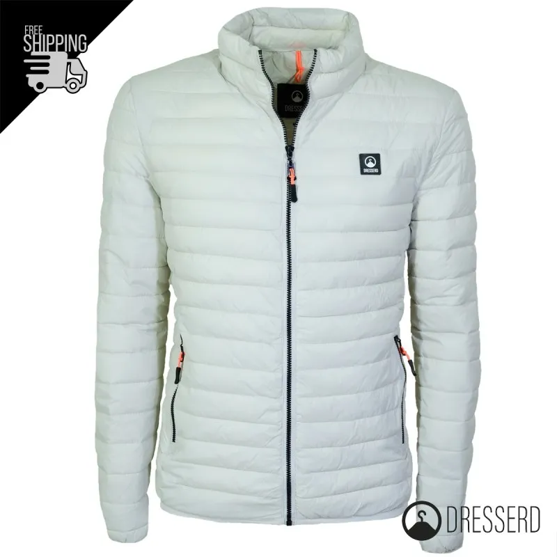 Giubbotto Uomo Dresserd Piumino 100 Grammi Semi Slim Fit Giubbino Senza Cappuccio