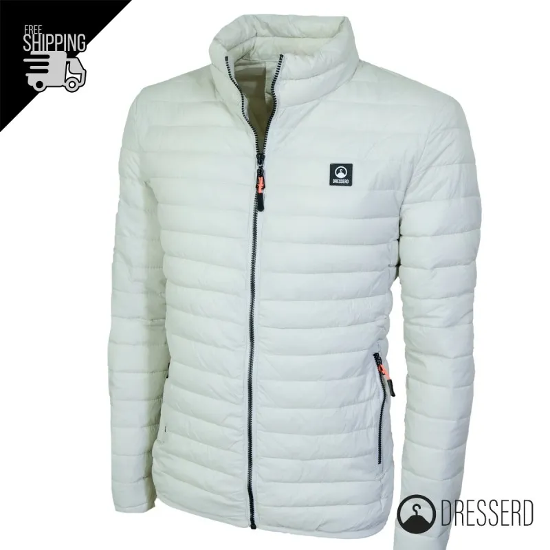 Giubbotto Uomo Dresserd Piumino 100 Grammi Semi Slim Fit Giubbino Senza Cappuccio