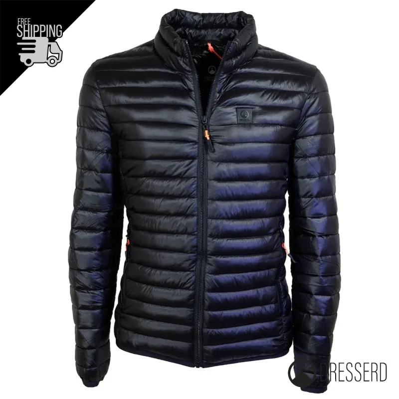 Giubbotto Uomo Dresserd Piumino 100 Grammi Semi Slim Fit Giubbino Senza Cappuccio
