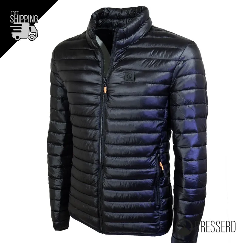 Giubbotto Uomo Dresserd Piumino 100 Grammi Semi Slim Fit Giubbino Senza Cappuccio