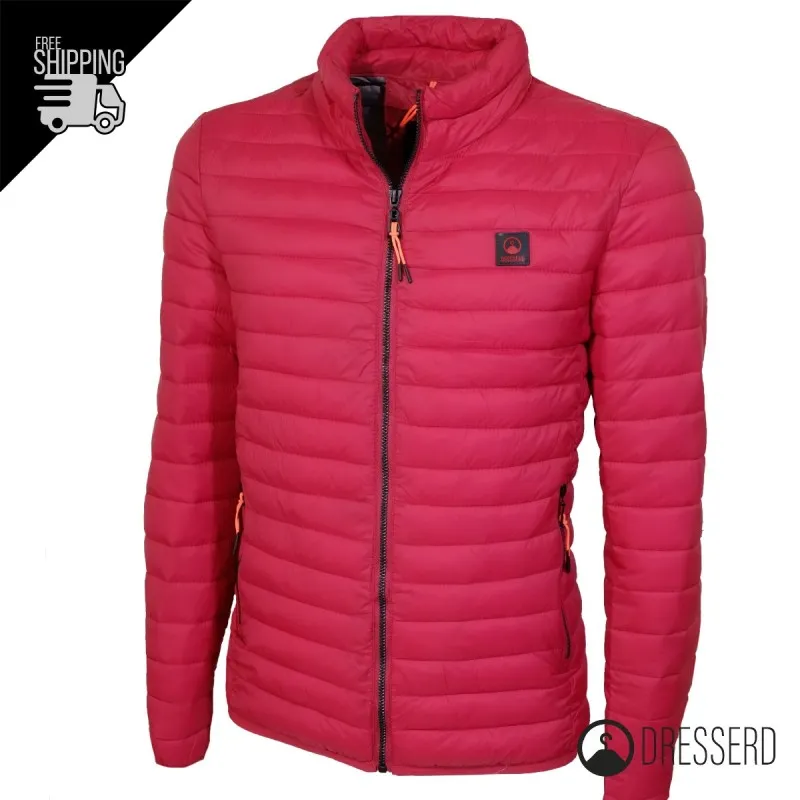 Giubbotto Uomo Dresserd Piumino 100 Grammi Semi Slim Fit Giubbino Senza Cappuccio