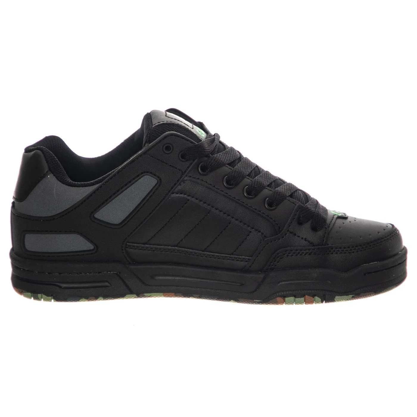 Globe Tilt Black / Green / Mosaic - Scarpe Uomo Nere    