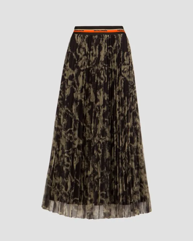 Gonna lunga plissettata in tulle Sportalm