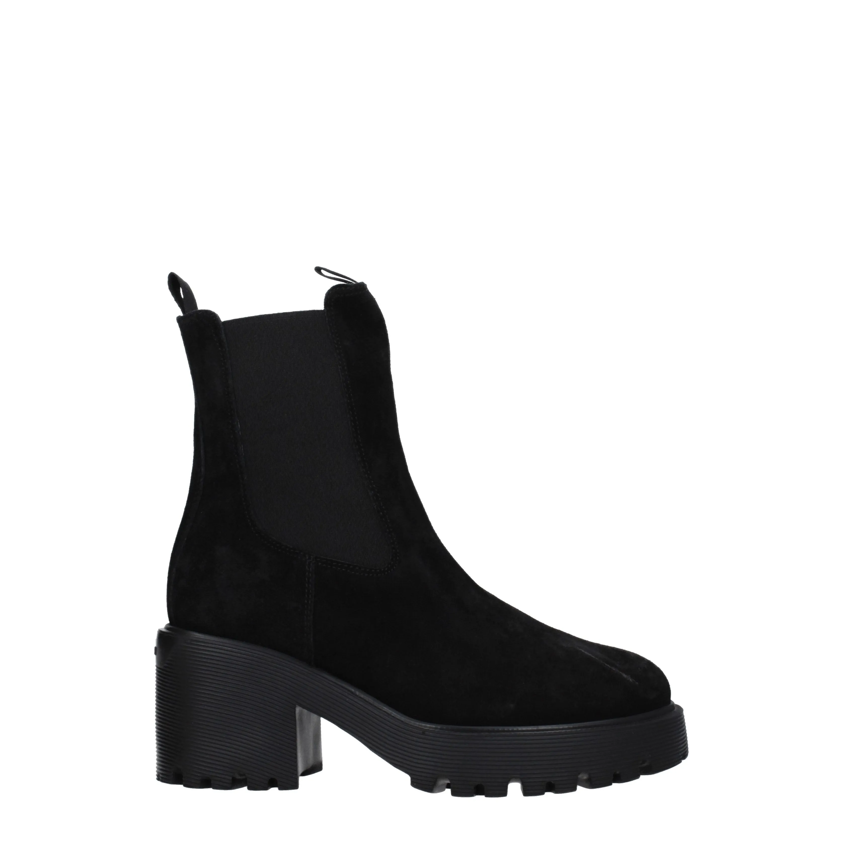 Hogan Stivaletti Memory foam Donna Camoscio Nero