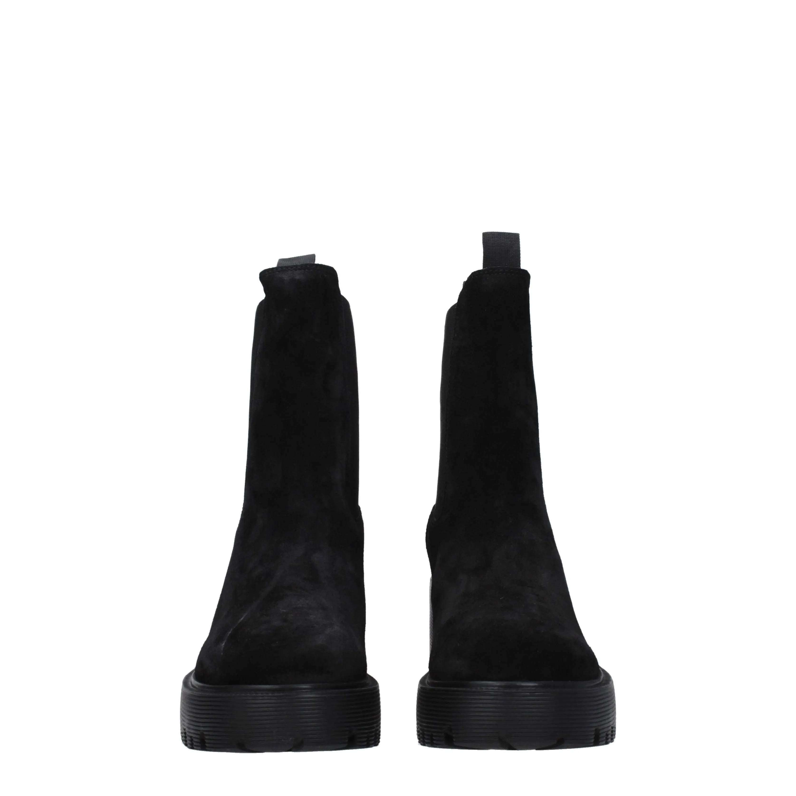 Hogan Stivaletti Memory foam Donna Camoscio Nero