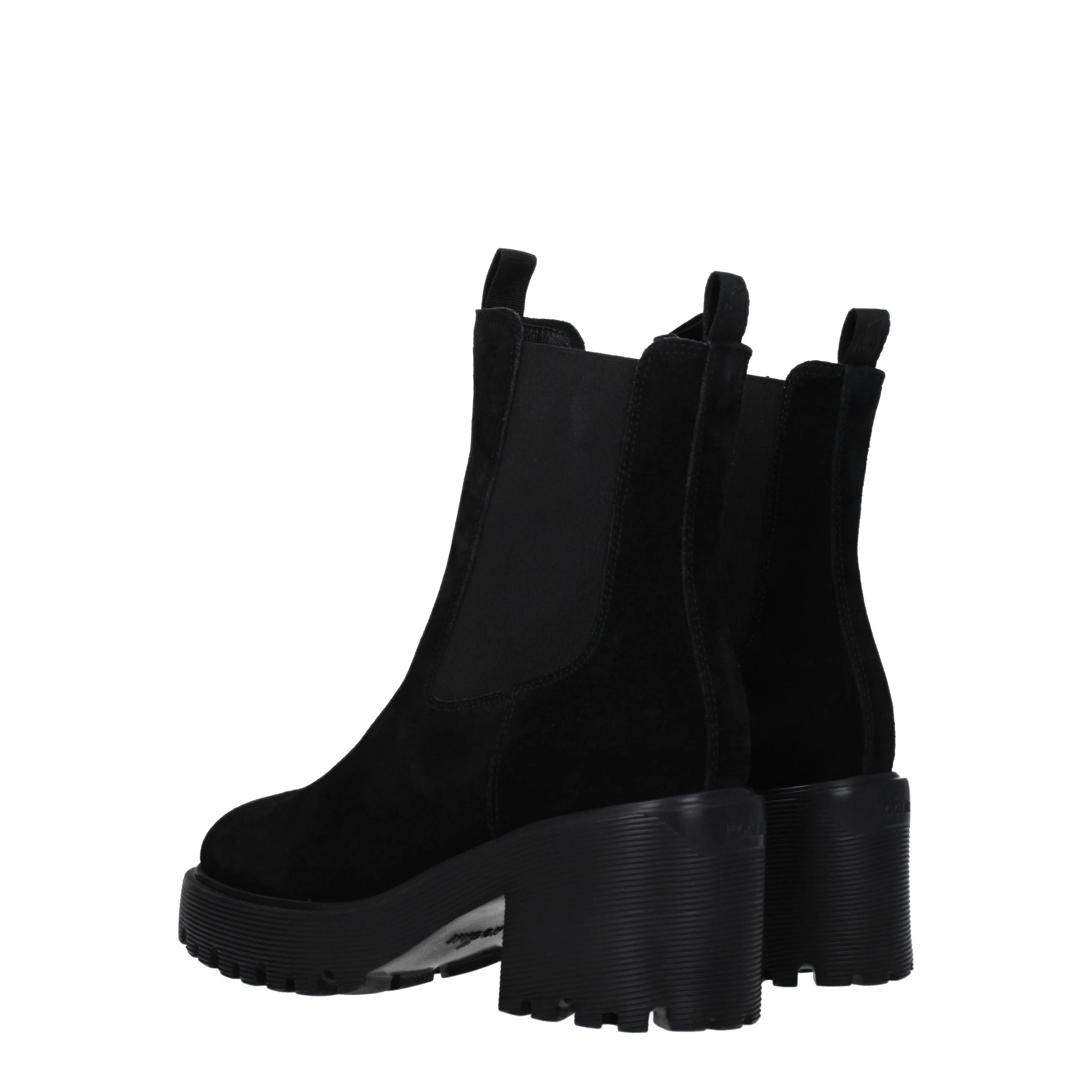 Hogan Stivaletti Memory foam Donna Camoscio Nero