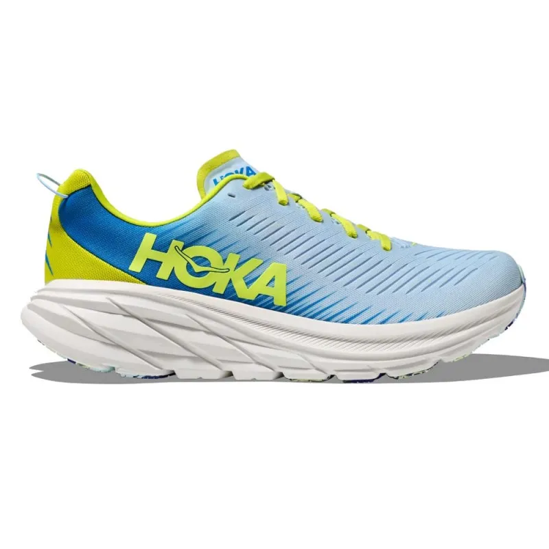 Hoka Rincon 3 Azzurro Giallo - Scarpe Running Uomo