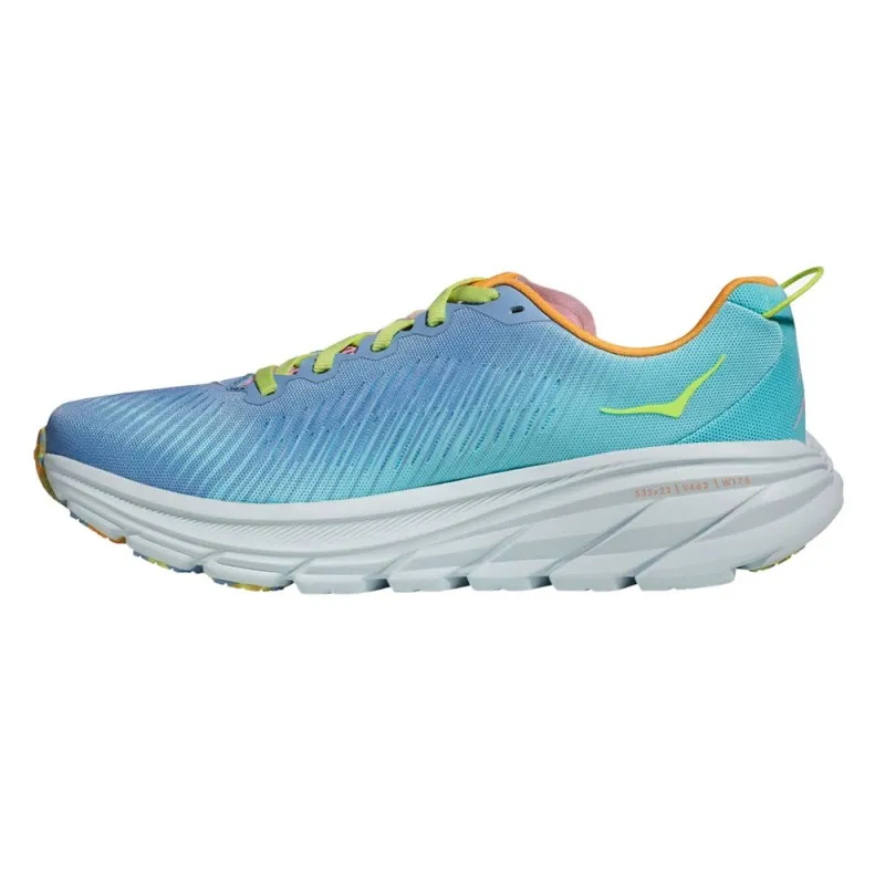 Hoka Rincon 3 Blu Verde Bianco - Scarpe Running Donna