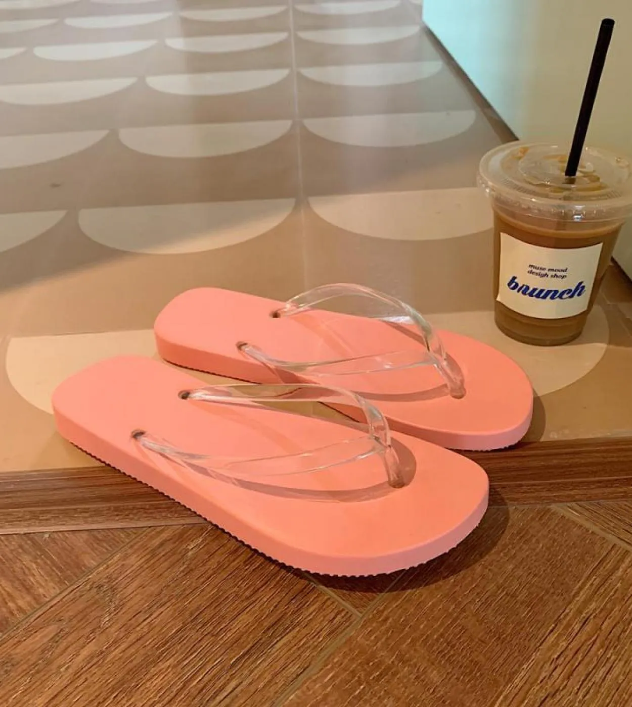 Infradito trasparenti Infradito da spiaggia in pvc Infradito da donna Infradito da donna