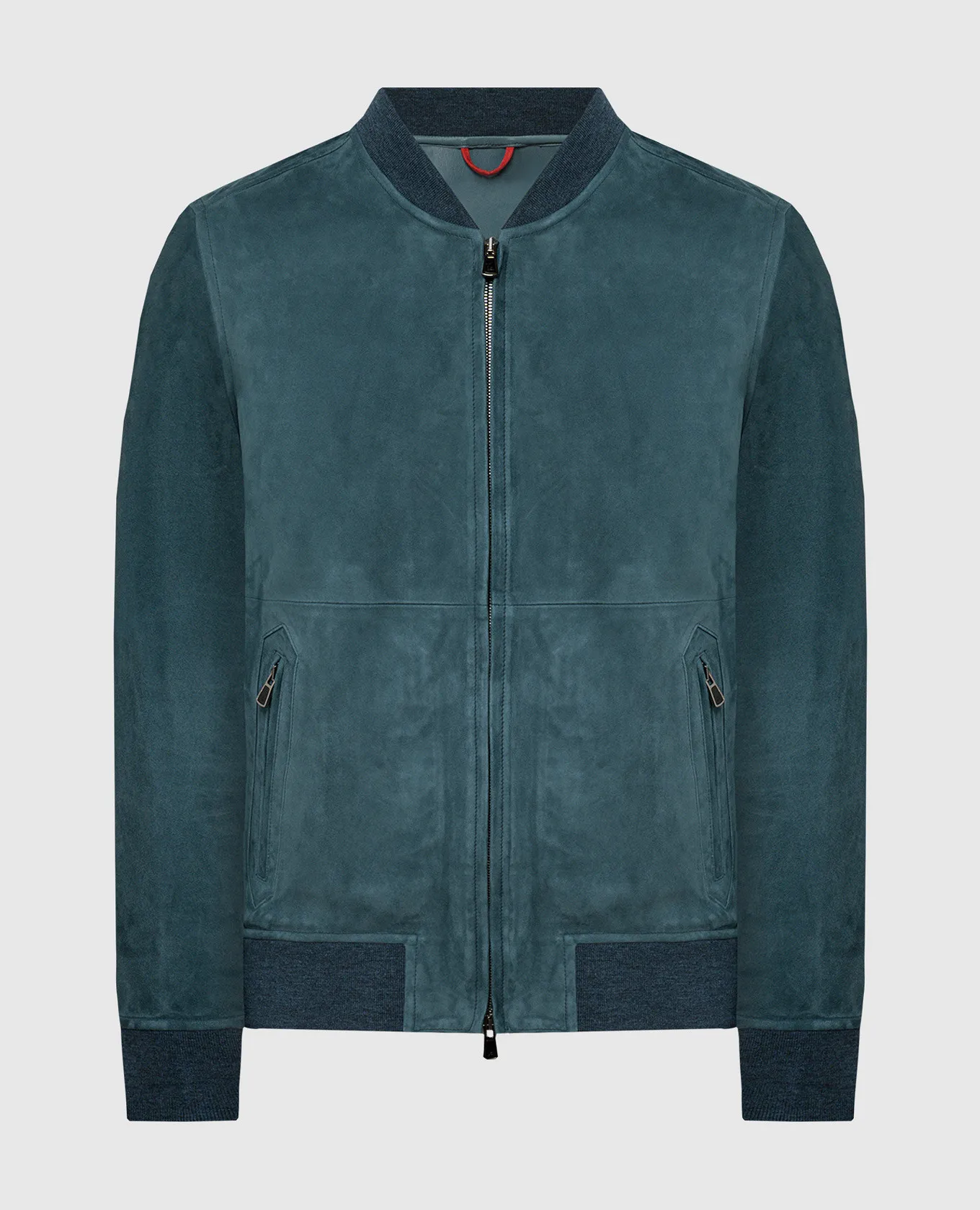 ISAIA Bomber in pelle verde LU0169PLW61