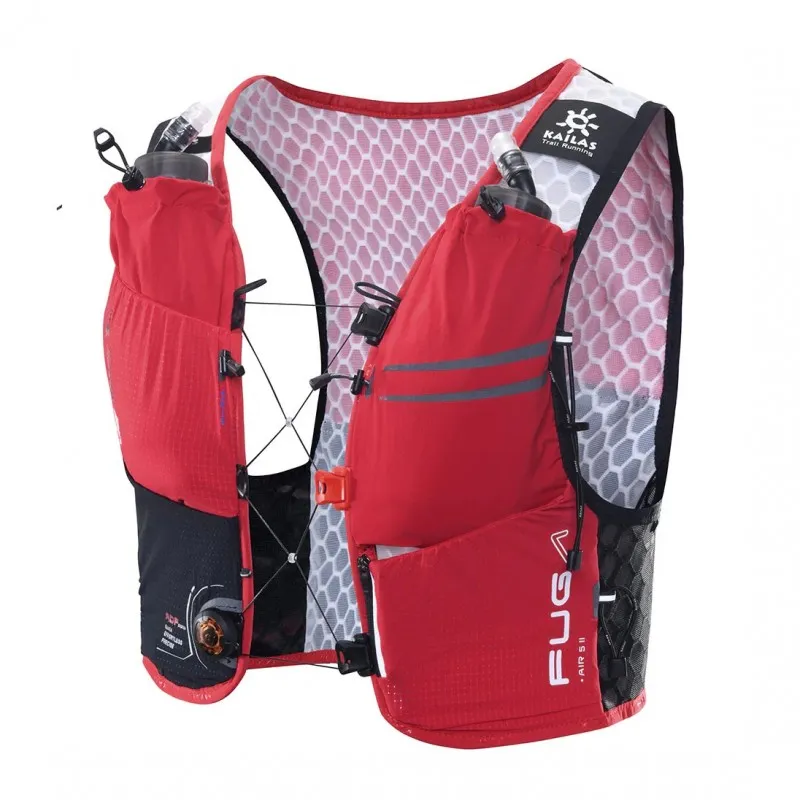 KAILAS Gilet di idratazione Kailas Fuga Air II Trail Running 8L VIRTUAL RED/BLACK
