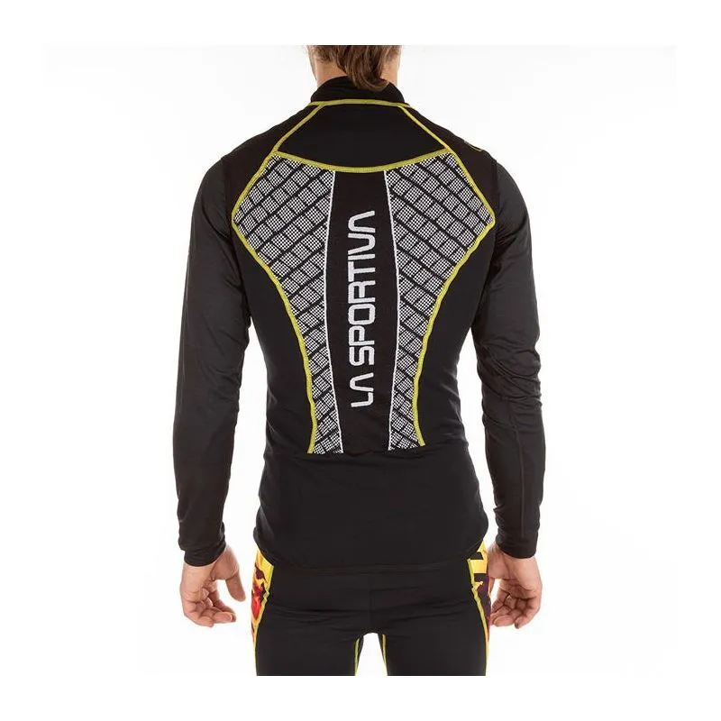 La Sportiva Stratos Racing Vest II M (Nero/Giallo) Gilet da sci alpinismo da uomo