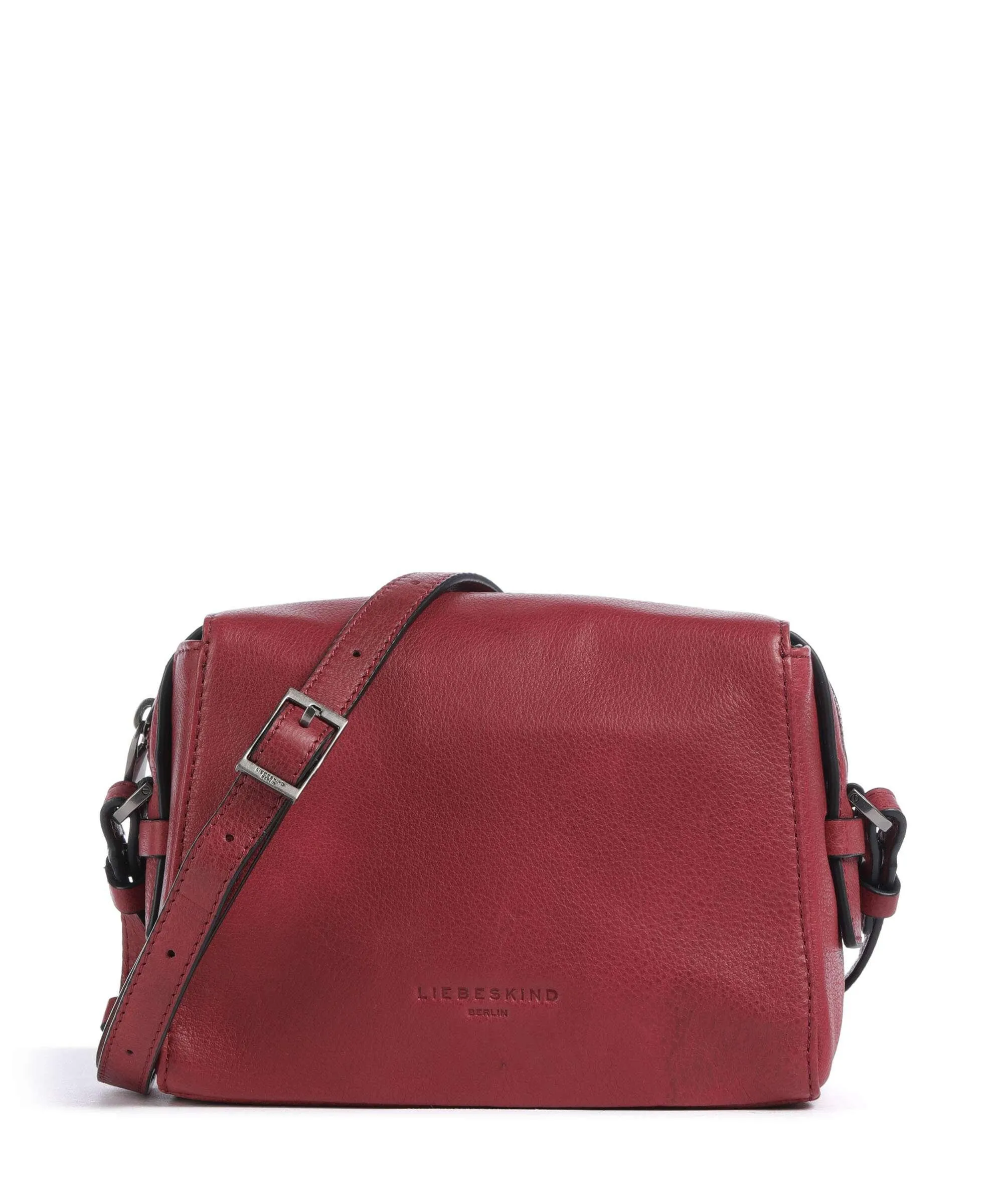  Liebeskind Lou 2 3D Leather S Borsa a tracolla pelle di vacchetta grana rosso  