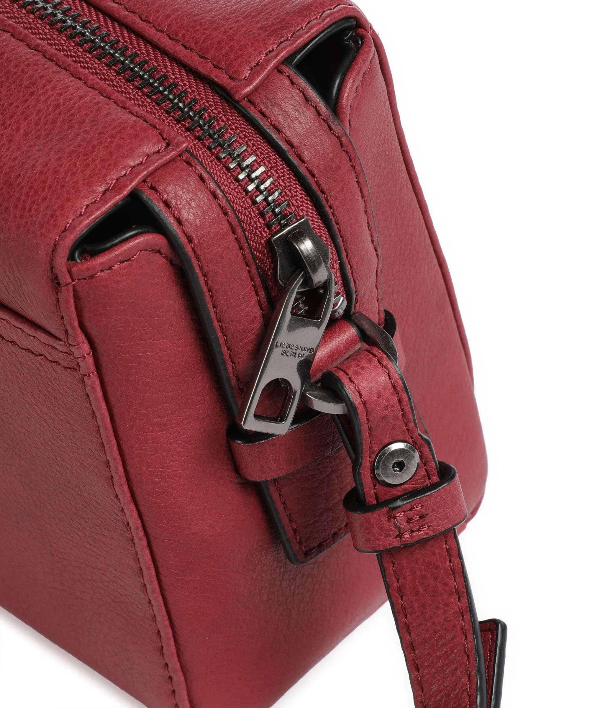  Liebeskind Lou 2 3D Leather S Borsa a tracolla pelle di vacchetta grana rosso  