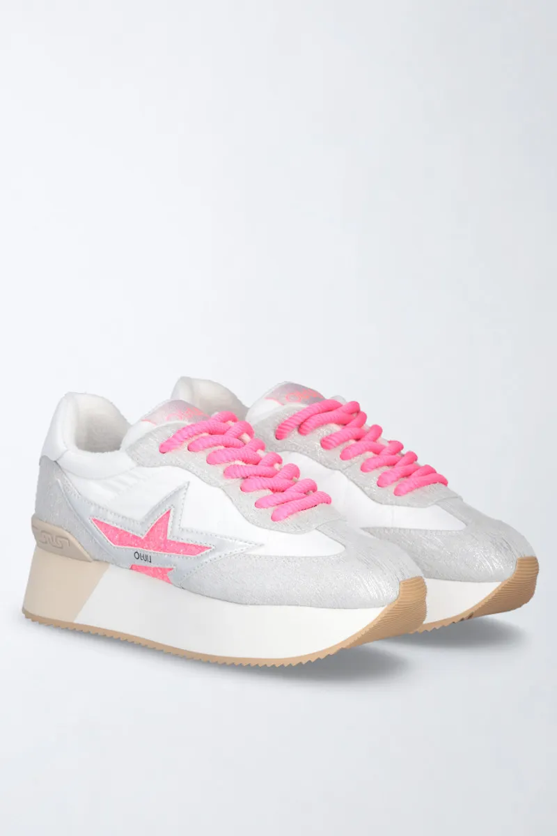 LIU JO Sneakers platform con stella glitter