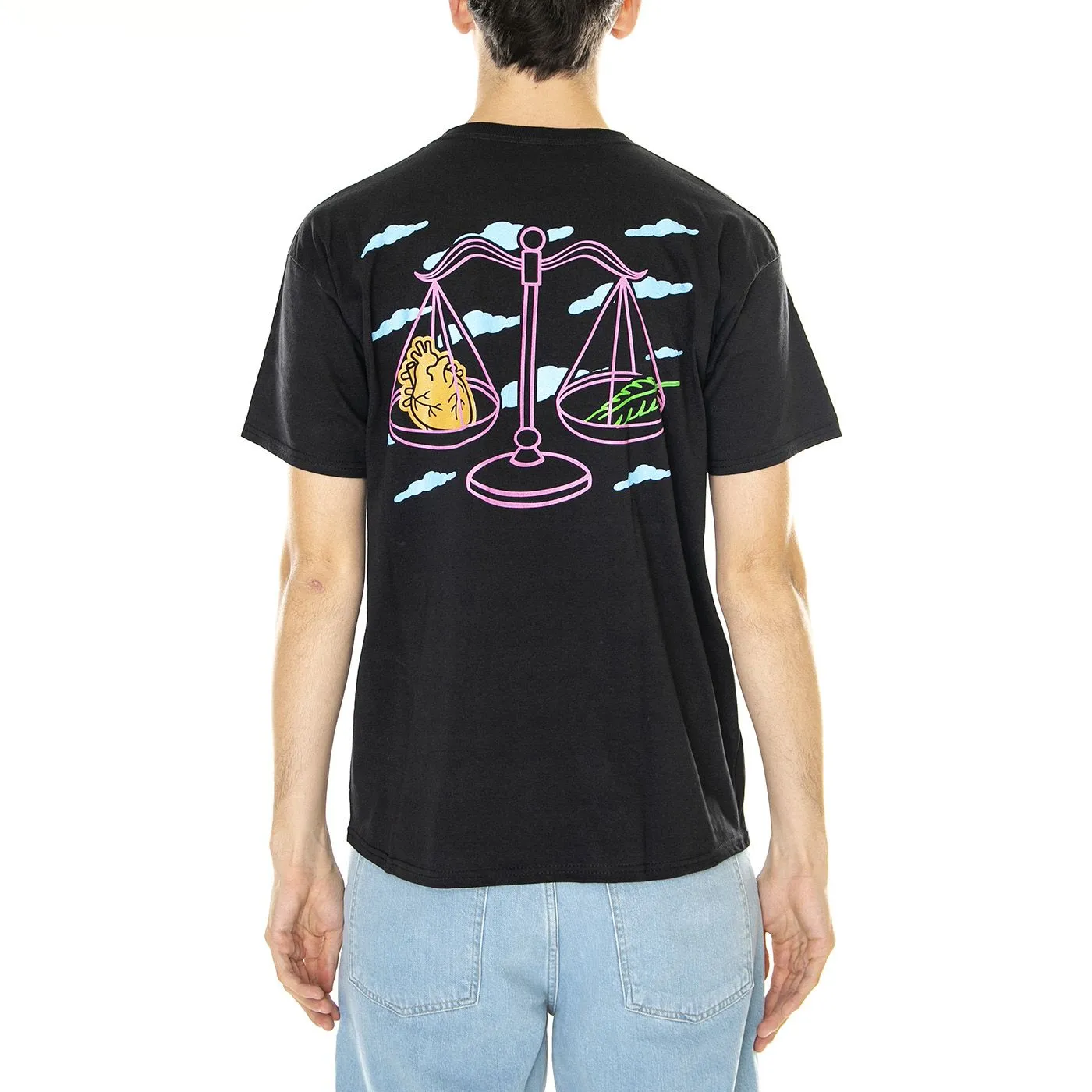 LONDON STORE M' Erk14 For London 01 Black - Maglietta Girocollo Uomo Nera    