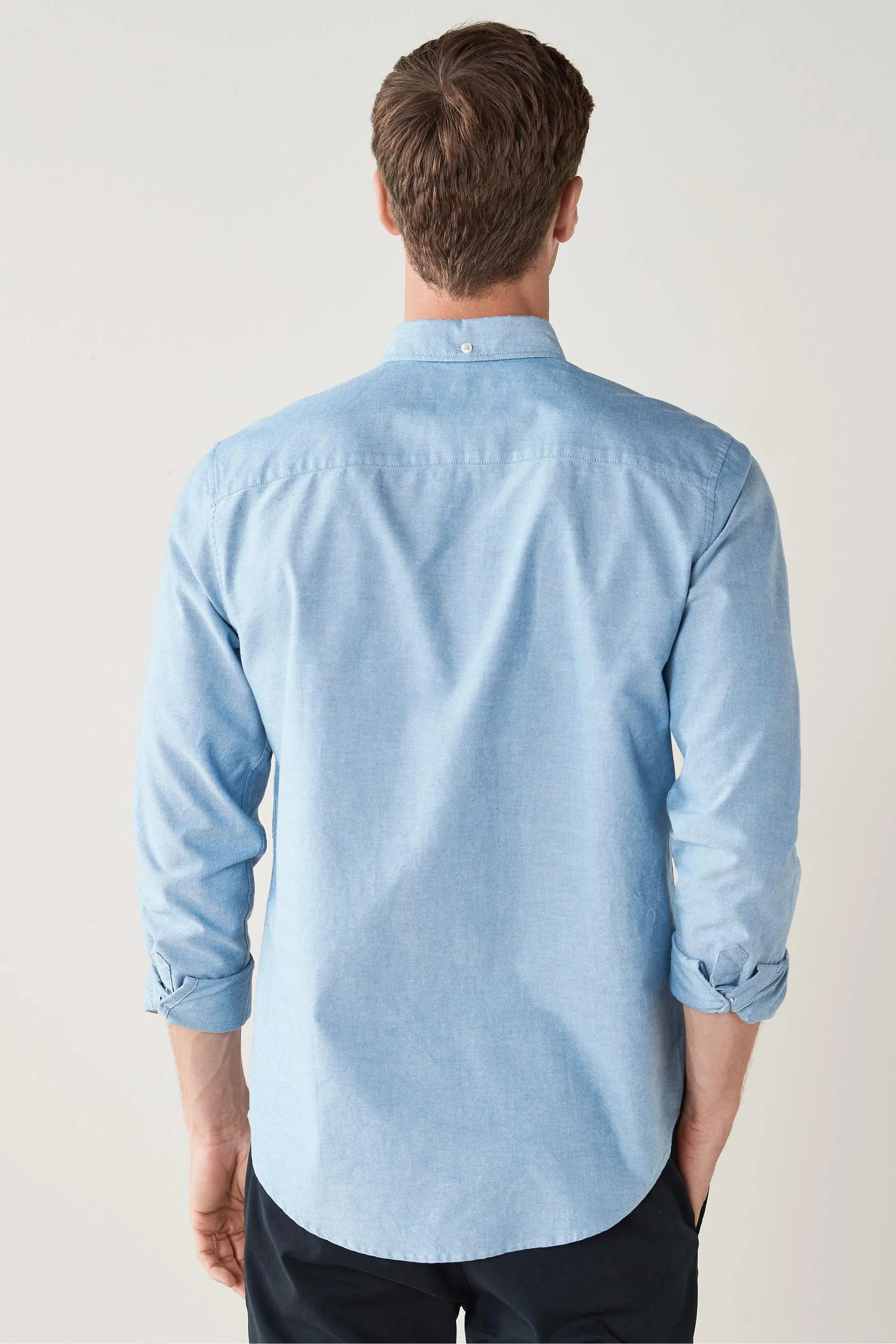 Long Sleeve Oxford 100% Cotton Shirt    