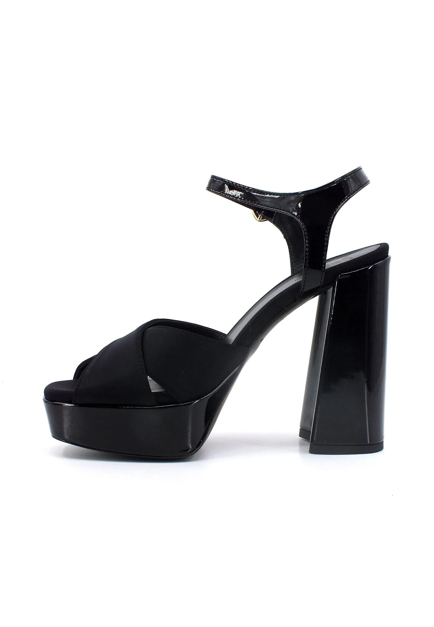 LOVE MOSCHINO Sandalo Tacco Grosso Donna Nero JA1605CG1GIM100A