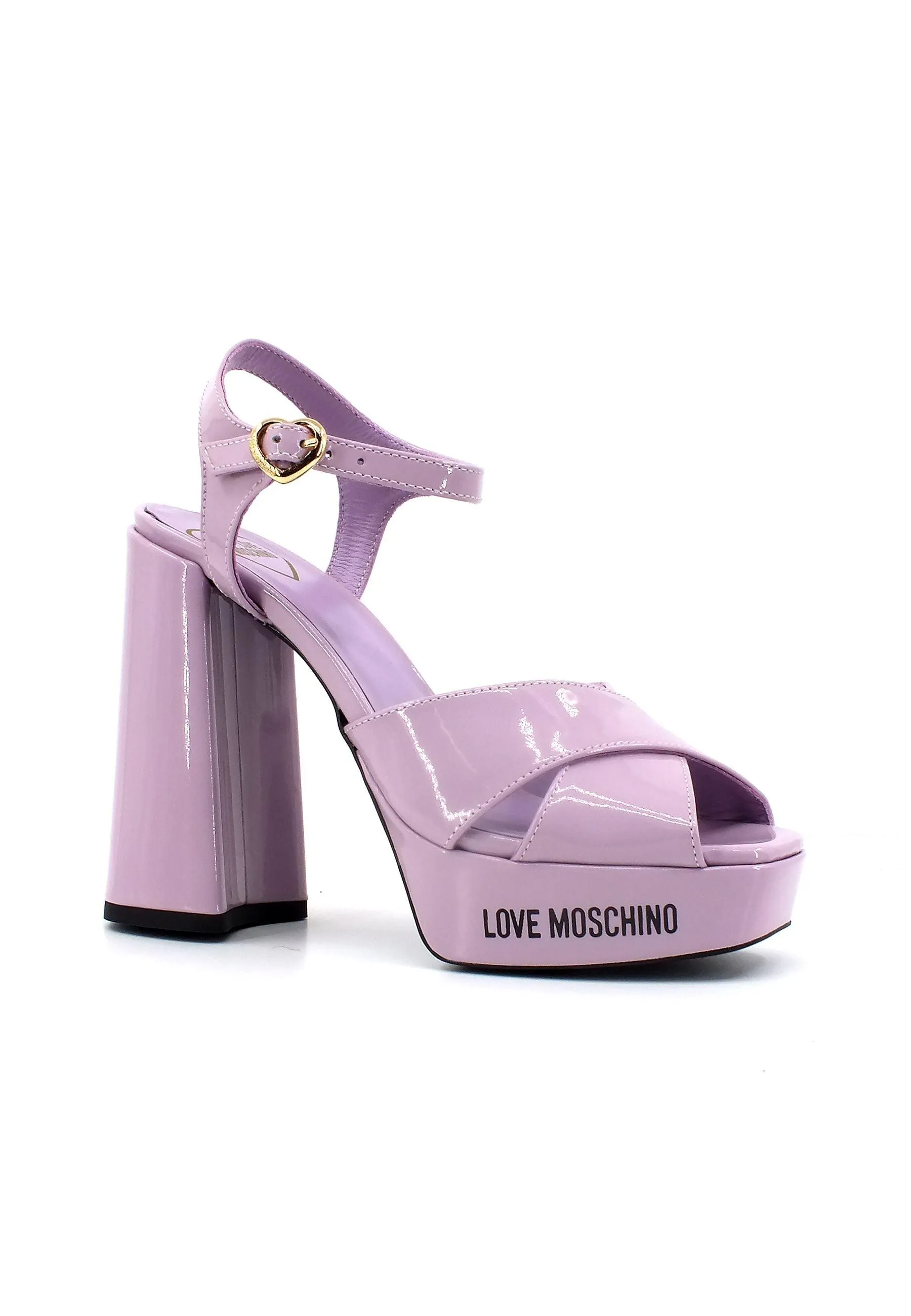 LOVE MOSCHINO Sandalo Tacco Grosso Lilla JA1605CG1GIH0651