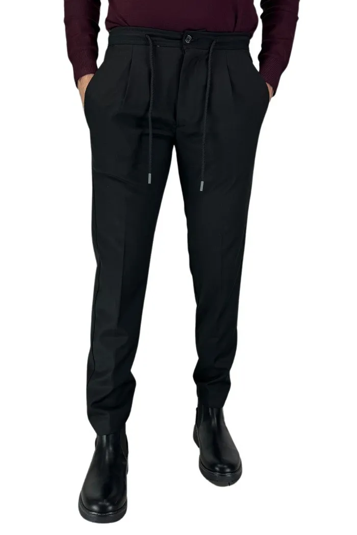 Luca Bertelli pantalaccio con pences in poliviscosa p1911ryan