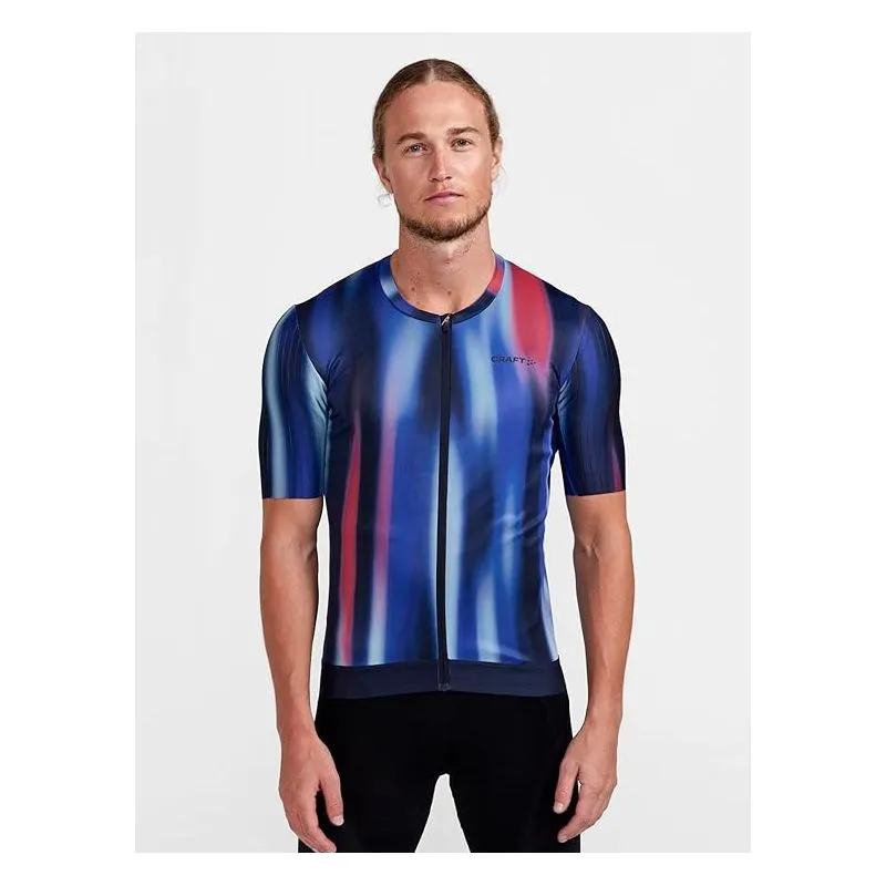 Maglia ciclismo uomo Craft ADV AERO JERSEY M (BLAZE-MULTI)