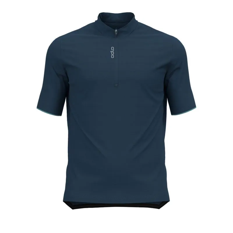Maglia da ciclismo Odlo Essential (blue wing teal) uomo