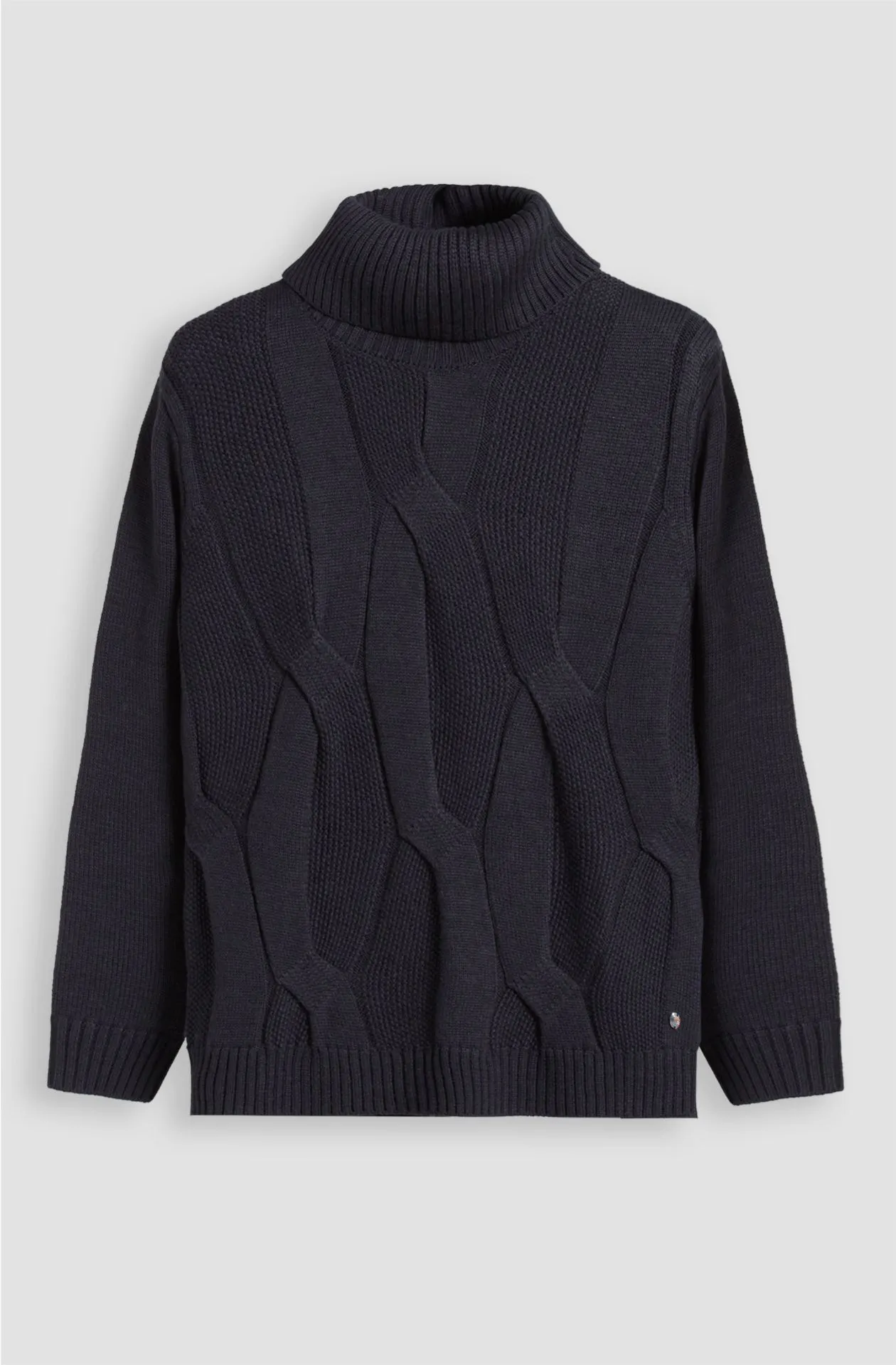     Maglia da donna in misto lana collo alto