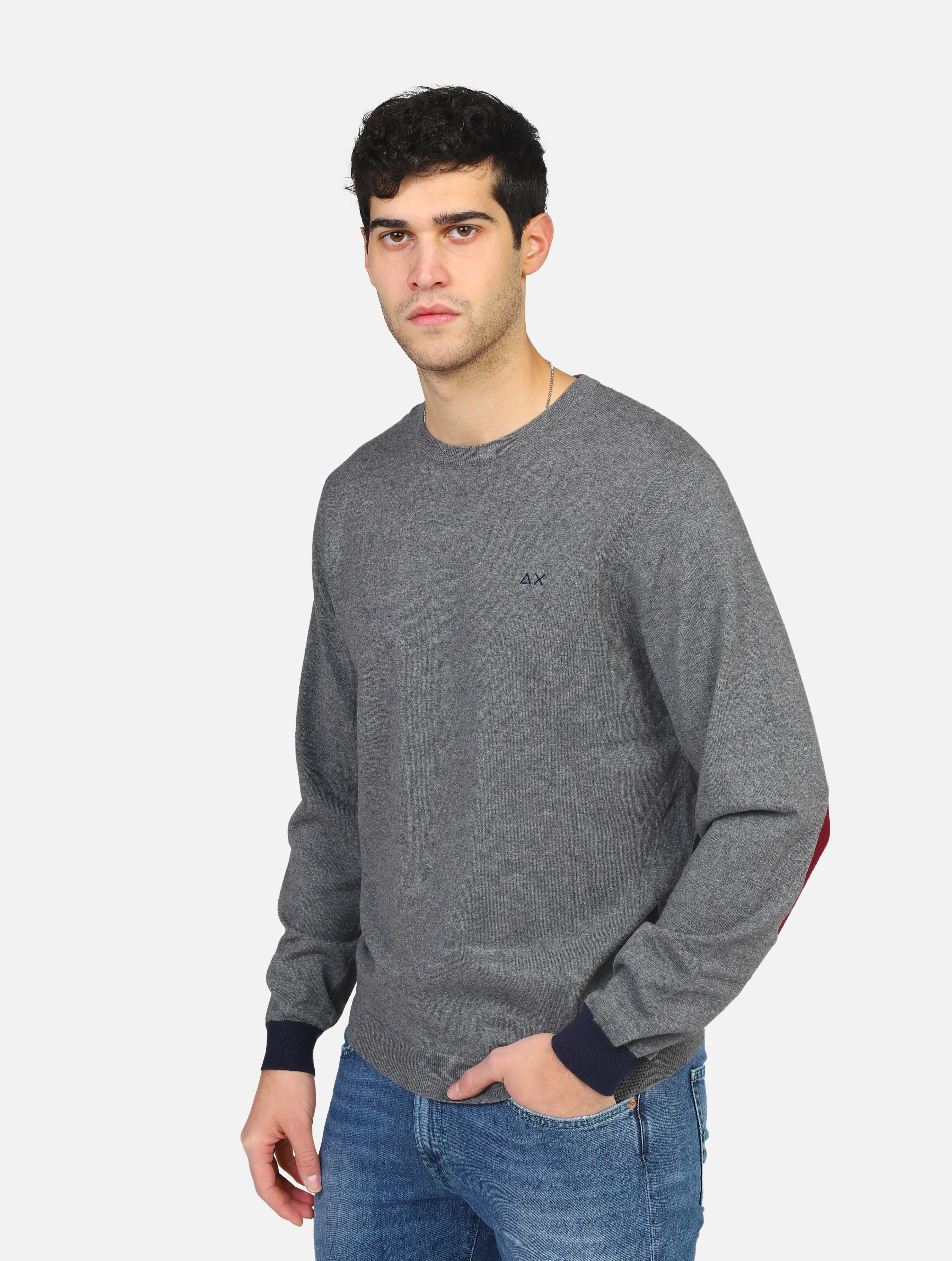 maglia SUN68 - K43110GRIGIO MEDIO