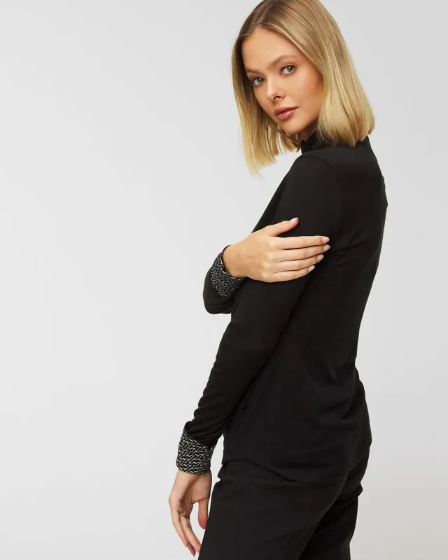 Maglietta a maniche lunghe LaMunt ALEXANDRA ZIP TEE